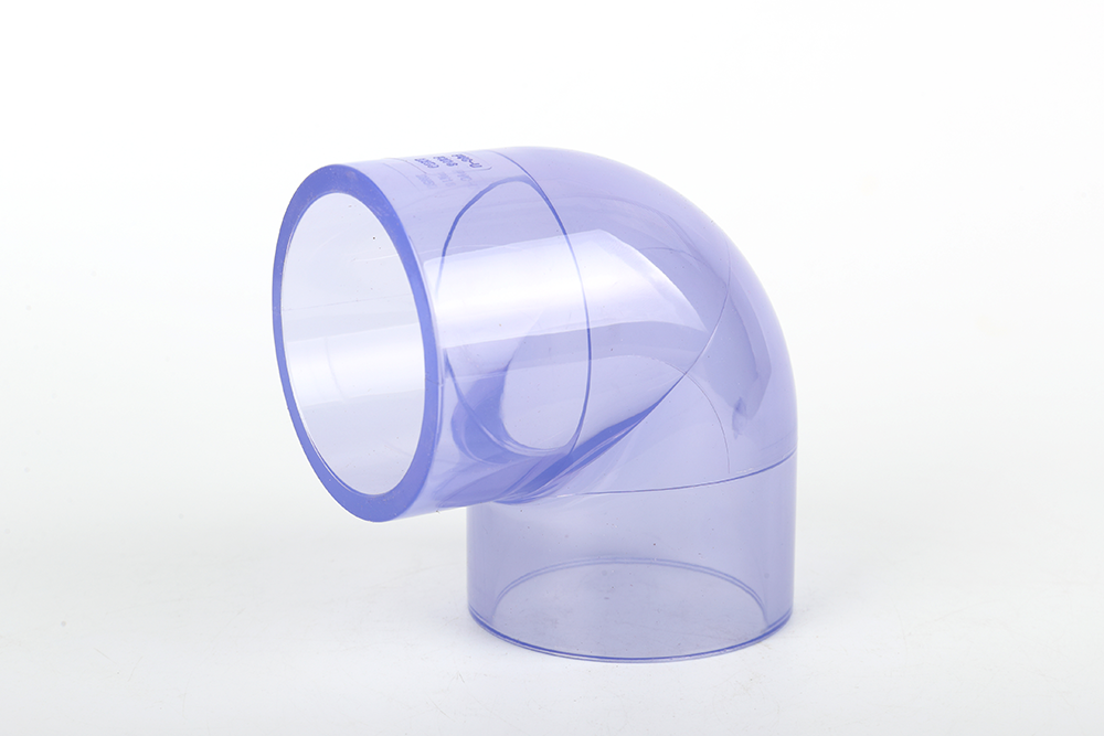 清河透明 90 度弯头